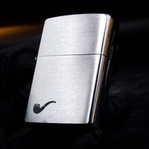 Zippo 2001 – Pipe Lighter – Brush Chrome 5