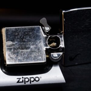 Zippo 2001 – Pipe Lighter – Brush Chrome 7