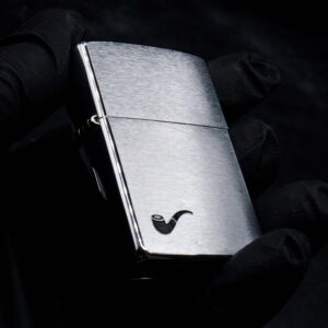 Zippo 2001 – Pipe Lighter – Brush Chrome 9