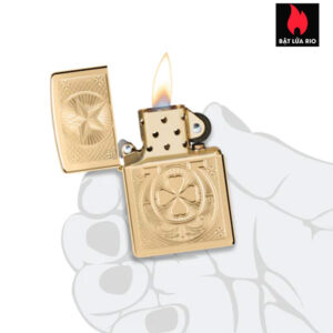 Zippo 46854 - Zippo Lucky Horseshoe High Polish Brass 2