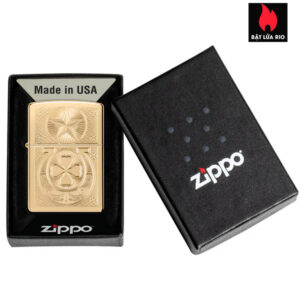 Zippo 46854 - Zippo Lucky Horseshoe High Polish Brass 4