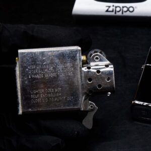 Zippo La Mã 1995 – Zippo High Polished Chrome – Truss Me Soho NYC – Skull Series #1 8