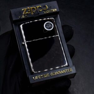 Zippo La Mã 1997 – Plain – Trơn – Zippo High Polished Chrome 1