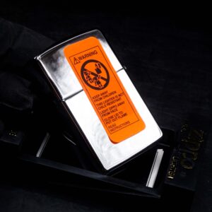 Zippo La Mã 1997 – Plain – Trơn – Zippo High Polished Chrome 7