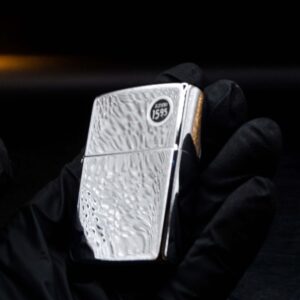 Zippo La Mã 1997 – Plain – Trơn – Zippo High Polished Chrome 9