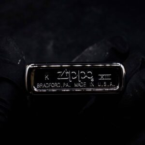 Zippo La Mã 1997 – Zippo High Polished Chrome – Truss Me Soho NYC – Skull Series #7 3