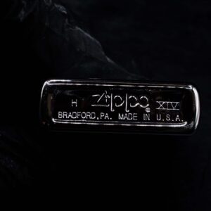 Zippo La Mã 1998 – Zippo High Polished Chrome – Truss Me Soho NYC – Skull Series #6 4