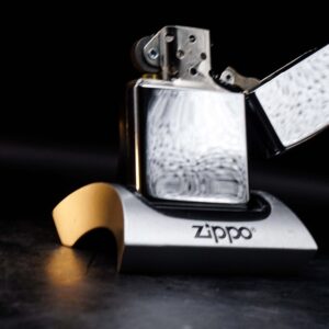 Zippo La Mã 1998 – Zippo High Polished Chrome – Truss Me Soho NYC – Skull Series #8 2