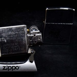 Zippo La Mã 1998 – Zippo High Polished Chrome – Truss Me Soho NYC – Skull Series #8 4