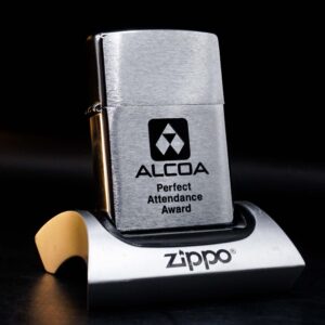 Zippo La Mã 2000 – Brushed Chrome – Alcoa