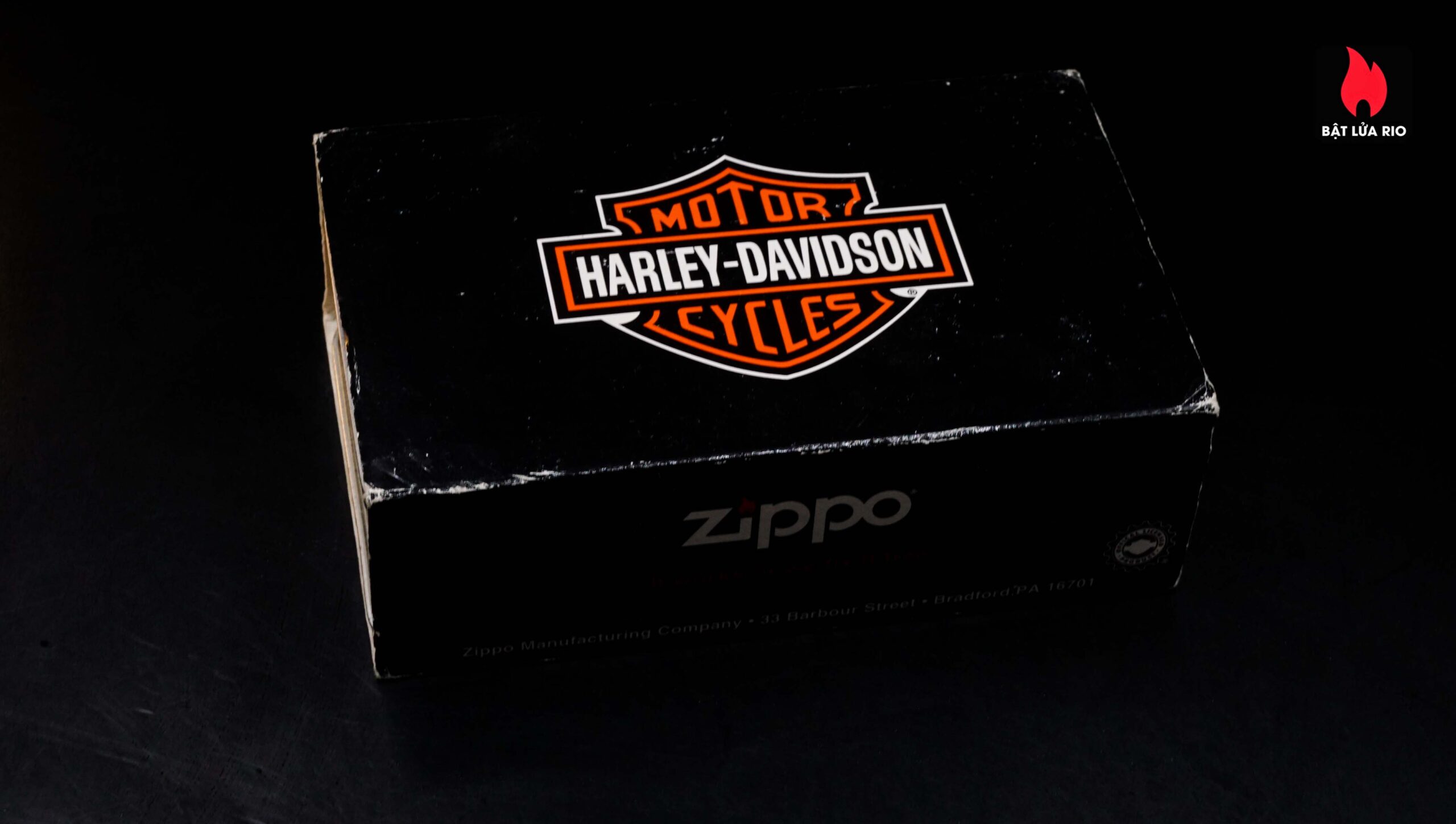 Zippo Set 1997 – Harley Davidson – Eagle on Tire Lighter/Keyholder Gift S 1