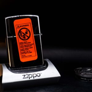 Zippo Set 1997 – Harley Davidson – Eagle on Tire Lighter/Keyholder Gift S 11