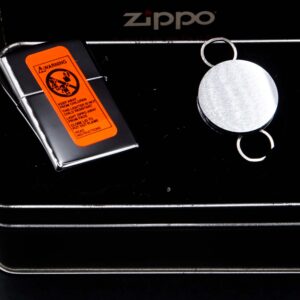 Zippo Set 1997 – Harley Davidson – Eagle on Tire Lighter/Keyholder Gift S 6