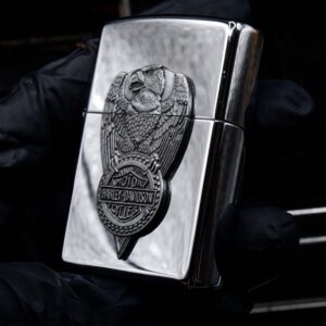 Zippo Set 1997 – Harley Davidson – HD162 Pewter Eagle Series Gift Set 11