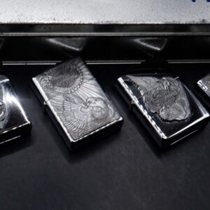 Zippo Set 1997 – Harley Davidson – HD162 Pewter Eagle Series Gift Set 29