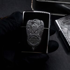 Zippo Set 1997 – Harley Davidson – HD162 Pewter Eagle Series Gift Set 33