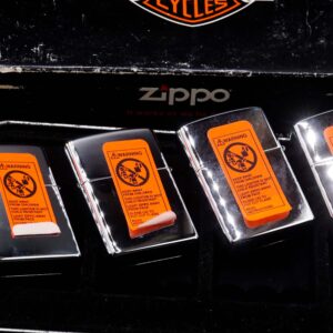 Zippo Set 1997 – Harley Davidson – HD162 Pewter Eagle Series Gift Set 5