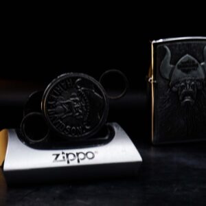 Zippo Set 1997 – Harley Davidson – Viking Lighter/Keyholder Gift Set 16
