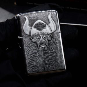 Zippo Set 1997 – Harley Davidson – Viking Lighter/Keyholder Gift Set 6