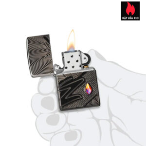 Zippo 46928 - Zippo Z Crystal Armor® High Polish Black 7