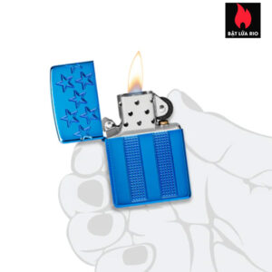 Zippo 46929 - Zippo Stars and Stripes Armor® High Polish Blue 2