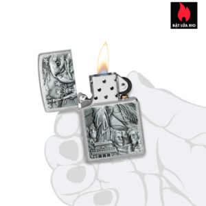 Zippo 46932 - Zippo American Icons Emblem Street Chrome 3