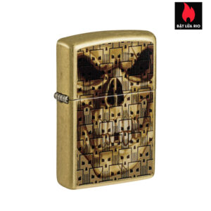 Zippo 46937 - Zippo Skulls on Skulls Street Brass