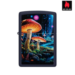 Zippo 46947 - Zippo Black Light Mushroom Navy Matte 2