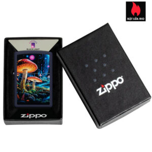 Zippo 46947 - Zippo Black Light Mushroom Navy Matte 5