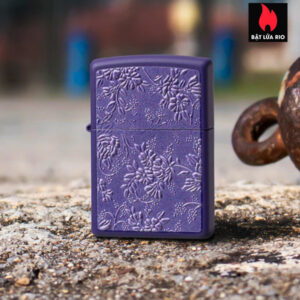Zippo 46961 - Zippo Texture Bouquet Purple Matte 1