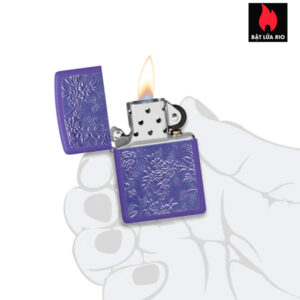 Zippo 46961 - Zippo Texture Bouquet Purple Matte 3