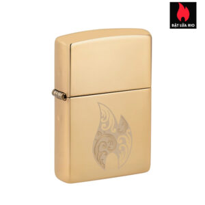 Zippo 46967 - Zippo Filigree Flame High Polish Brass