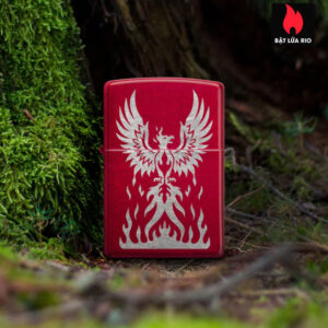 Zippo 47140 - Zippo Phoenix Rising Candy Apple Red 1