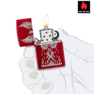 Zippo 47140 - Zippo Phoenix Rising Candy Apple Red 2