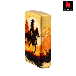 Zippo 47143 - Zippo Racing Wrangler 540 Fusion Tumbled Brass 5