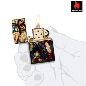 Zippo 47145 - Zippo Uncle Sam 540 Fusion Tumbled Brass 2