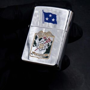 Vỏ Zippo Xưa 1970 – Commander 2nd Fleet – Cũ 1
