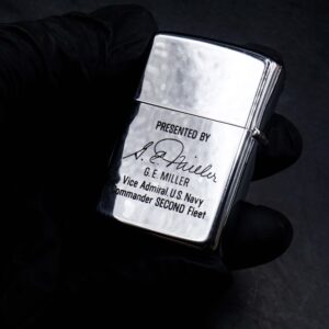 Vỏ Zippo Xưa 1970 – Commander 2nd Fleet – Cũ 2