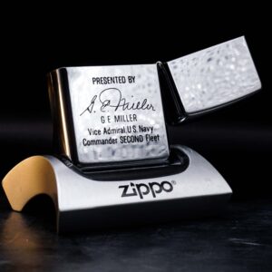 Vỏ Zippo Xưa 1970 – Commander 2nd Fleet – Cũ 9