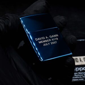 Zippo 2007 – Zippo Click Venetian Sapphire 5th Anniversary – Click Member Edition Member 9119 10