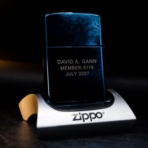 Zippo 2007 – Zippo Click Venetian Sapphire 5th Anniversary – Click Member Edition Member 9119 11