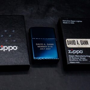 Zippo 2007 – Zippo Click Venetian Sapphire 5th Anniversary – Click Member Edition Member 9119 2