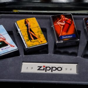 Zippo Coty 1996 – Zippo Set 1996 – Zippo Salutes Pinup Girls – Single lighter 5