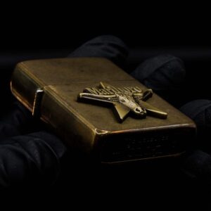 Zippo La Mã 1988 – Marlboro Longhorns – Đồng Nguyên Khối 14