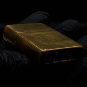 Zippo La Mã 1988 – Marlboro Longhorns – Đồng Nguyên Khối 15