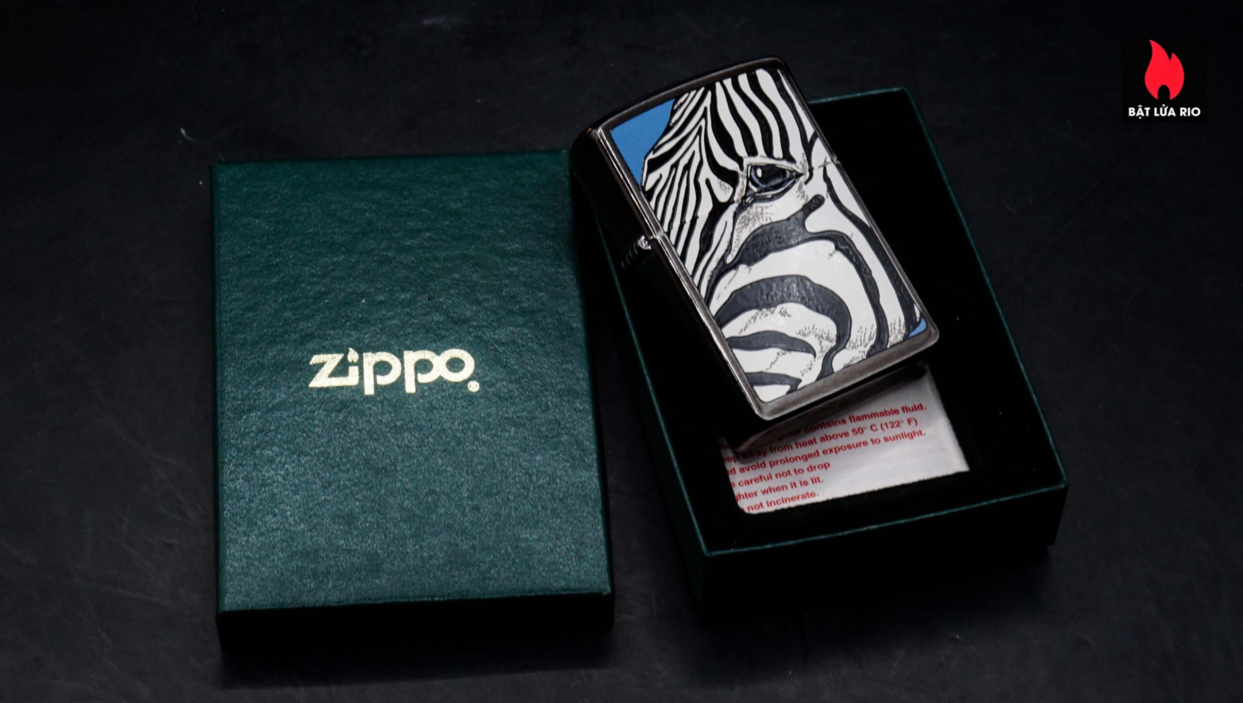 Zippo La Mã 1992 – Barrett-Smythe Collection B 27 – Zebra 1