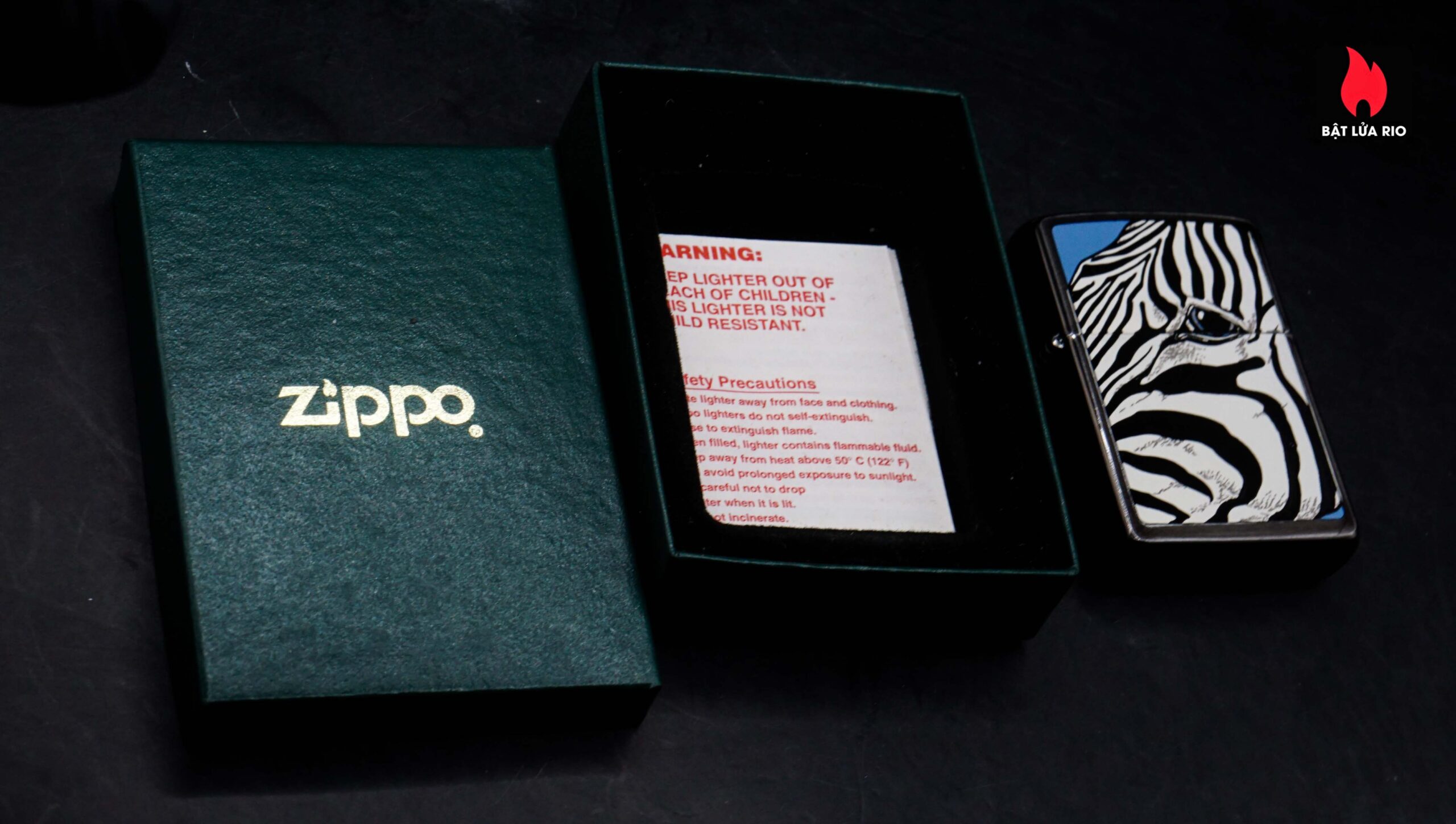 Zippo La Mã 1992 – Barrett-Smythe Collection B 27 – Zebra 9