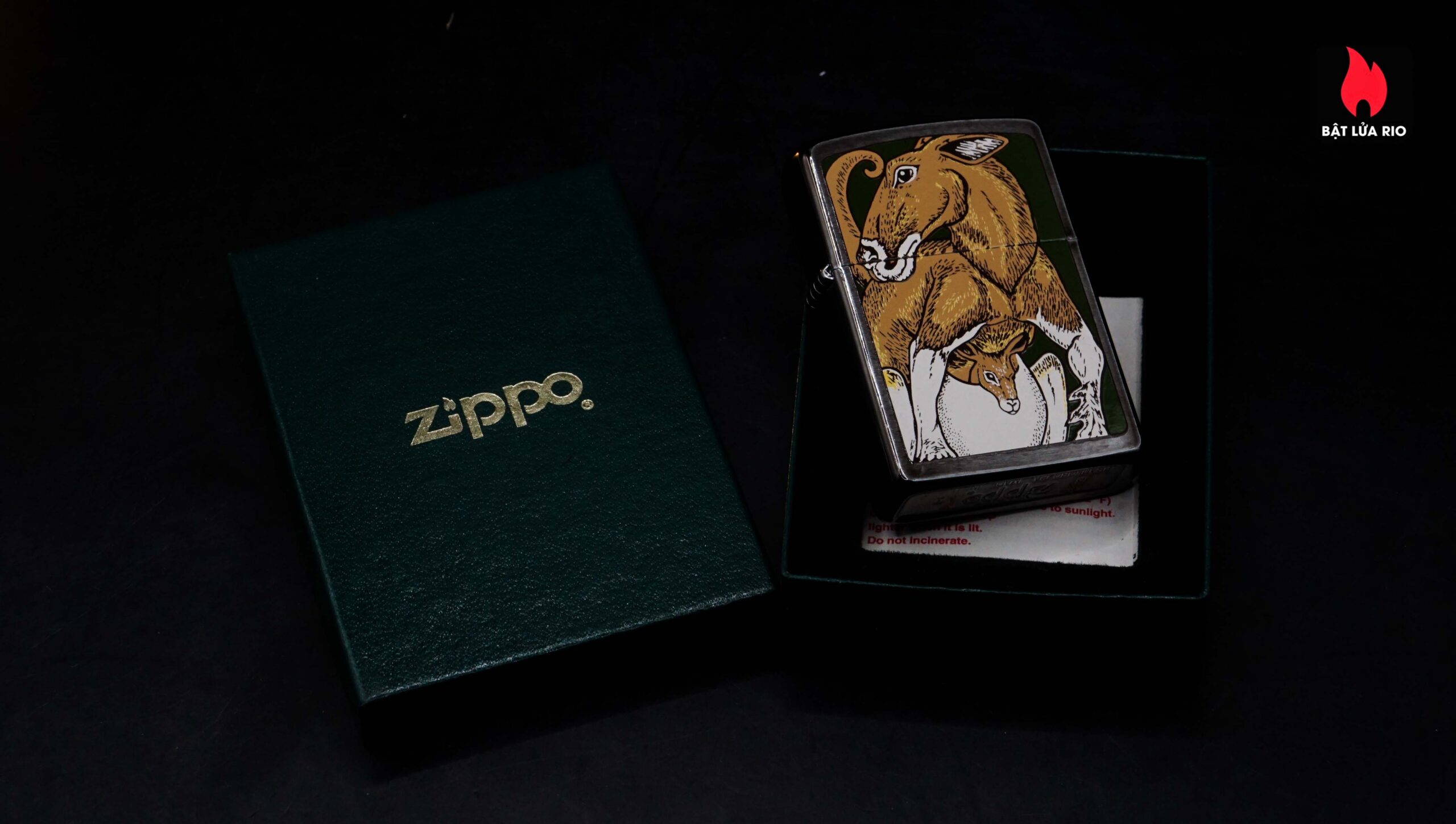 Zippo La Mã 1994 – Barrett-Smythe Collection B 31 – Kangaroo 1