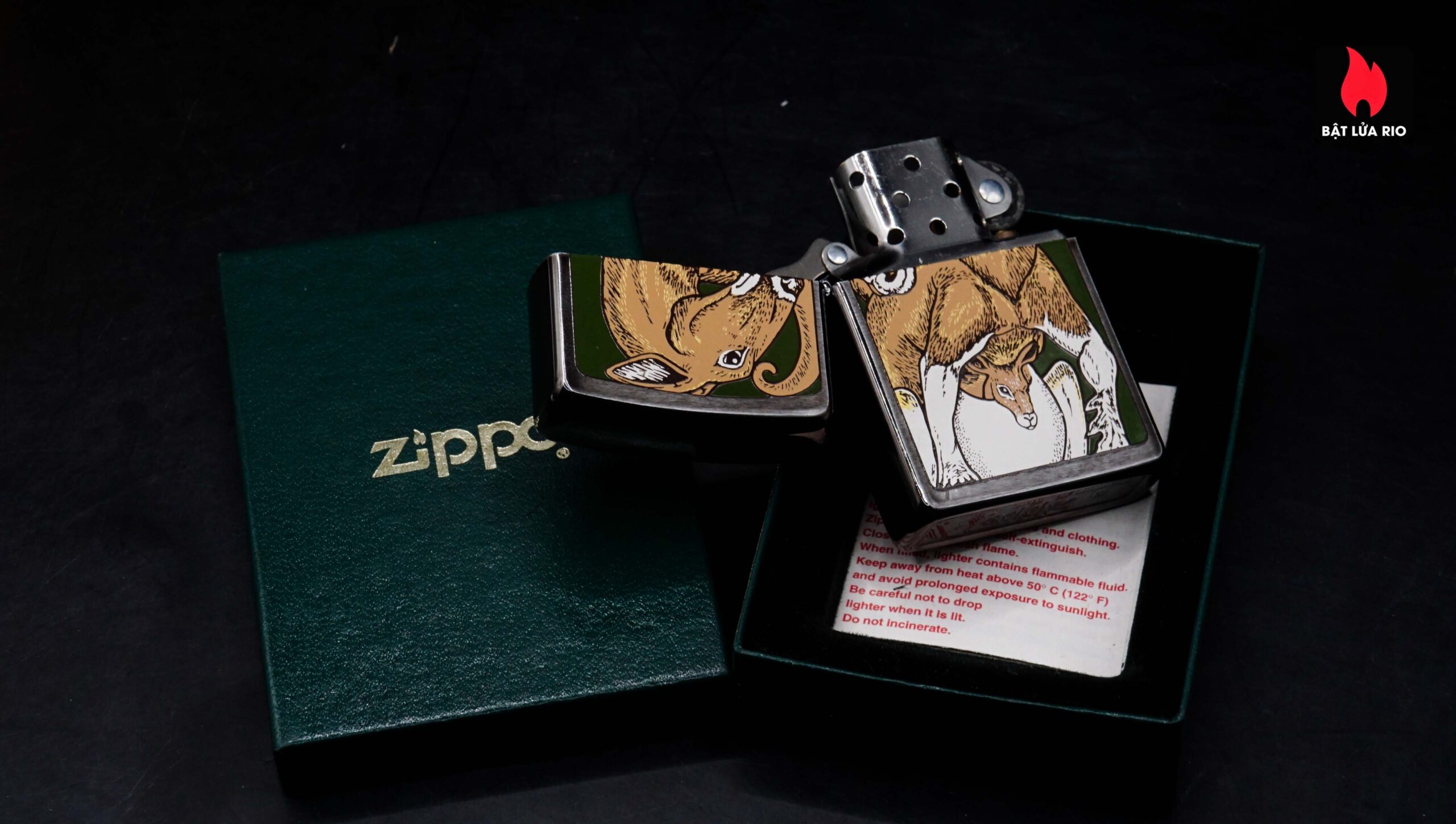 Zippo La Mã 1994 – Barrett-Smythe Collection B 31 – Kangaroo 2