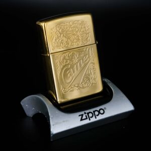 Zippo La Mã 1996 – Camel Cigarette 22K Gold Plated 10